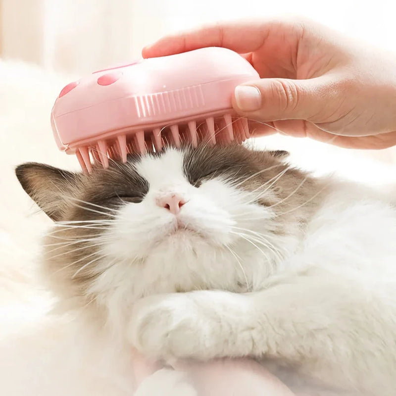 GiftHome UK Premium 3-in-1 Electric Grooming Brush for Dogs and Cats