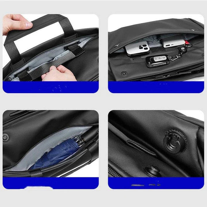 Versatile Chest Bag for Men - Premium Oxford Cloth Utility Bag with Multiple Pockets and Water-resistant Design