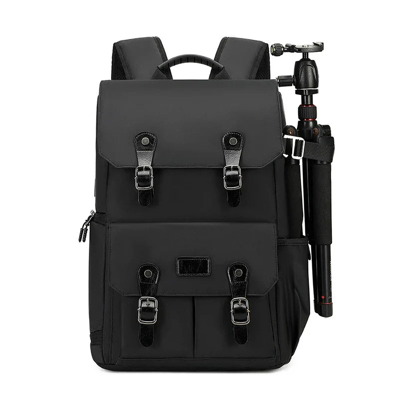 Rugged outdoor camera backpack with waterproof, anti-theft, and breathable features for capturing stunning photography on the go.