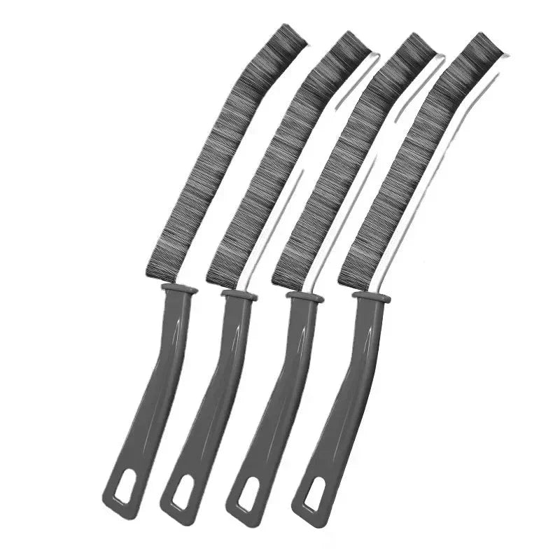 Premium 4-Piece Gap Cleaning Brush Set - Durable, Multi-functional Brushes for Thorough Cleaning of Narrow Spaces in UK Homes
