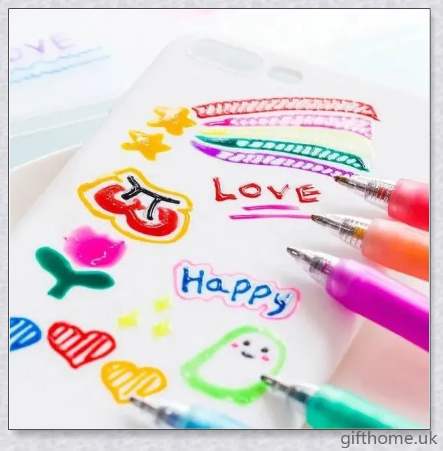 Vibrant 3D Jelly Pen with assorted colours, perfect for creative projects and artistic expression