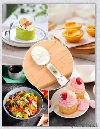 Precision Digital Kitchen Measuring Spoon with LCD Display - Accurately Measure Ingredients for Cooking and Baking