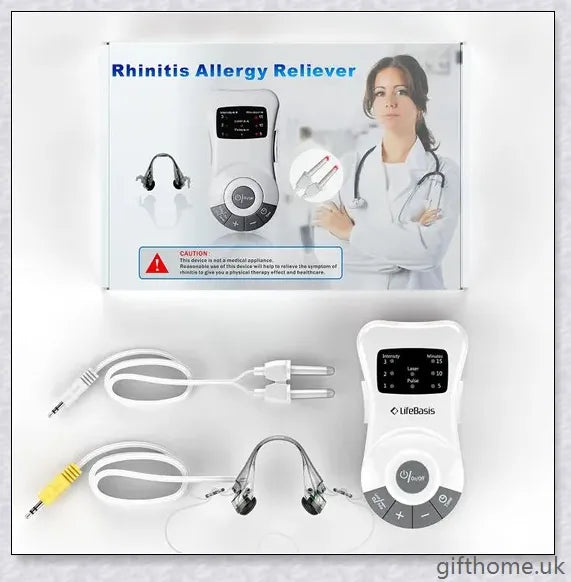 Allergy and Hay Fever Relief Laser Therapy Device - Revolutionary British-made nasal treatment for clearing congestion and restoring sense of smell