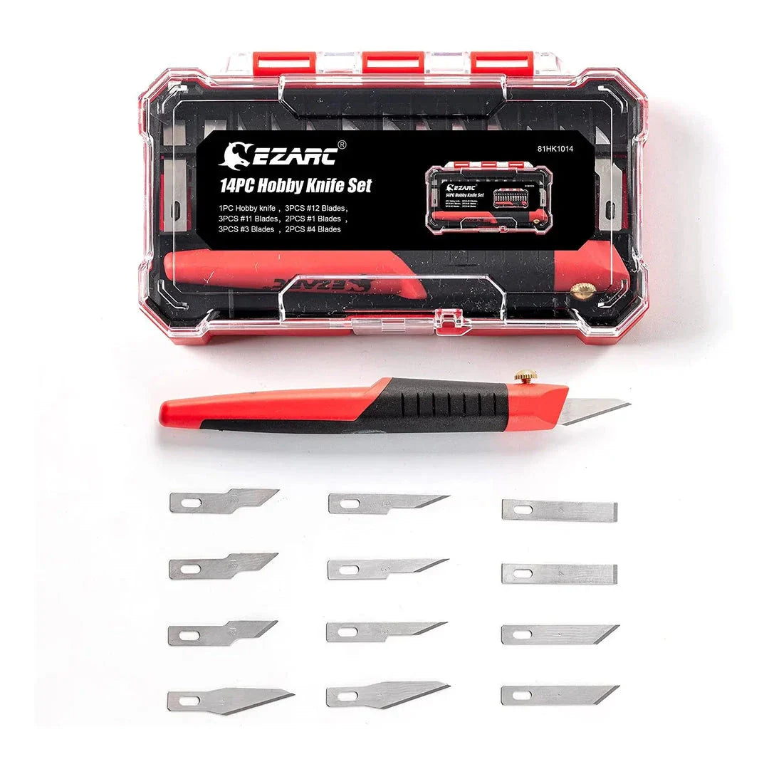 Trendha Precision Utility Knife Set with Sharp Blades, Ergonomic Handle, and Versatile Functionality