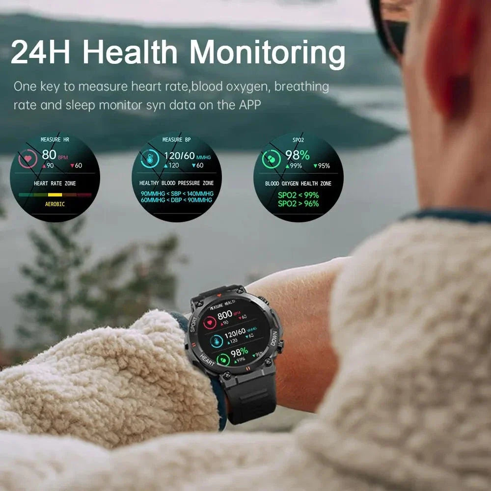 Premium 1.39" HD Smart Watch with Bluetooth Calling, Health Monitoring, and Customisable Faces
