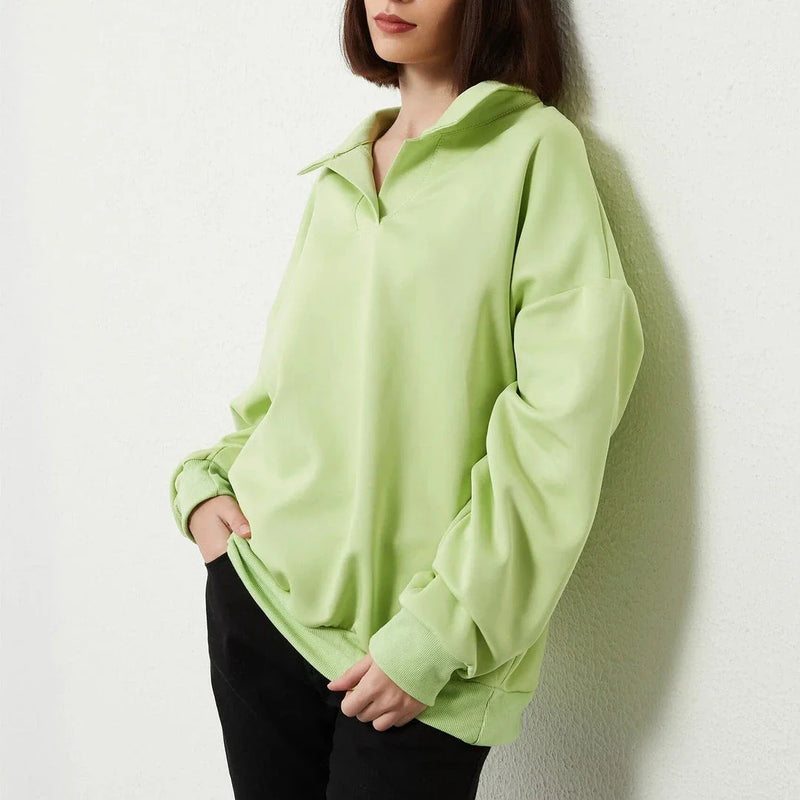 GiftHome UK Stylish and Versatile Oversize Solid Pullover