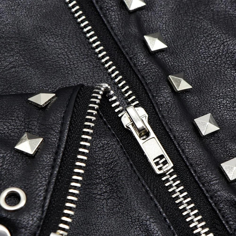 Premium black leather cat jacket with reinforced seams and a comfortable fit for stylish felines