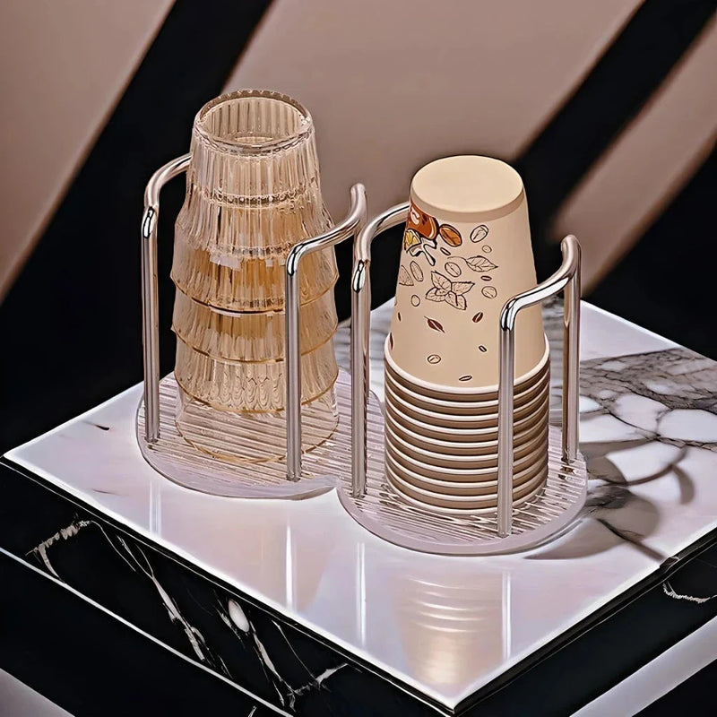 GiftHome UK Elegant Disposable Cup Organiser with Longer Stand