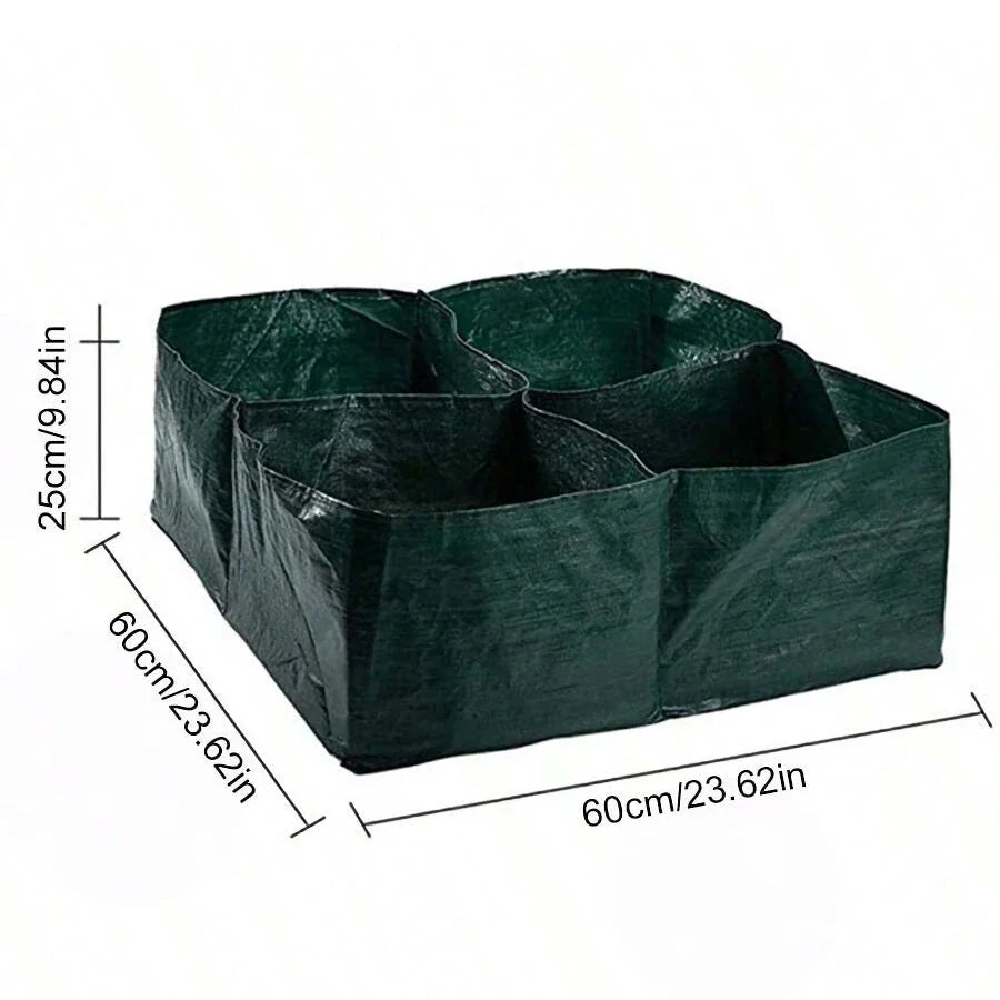 Versatile 6-Pocket Garden Planter for growing a variety of plants in small outdoor spaces