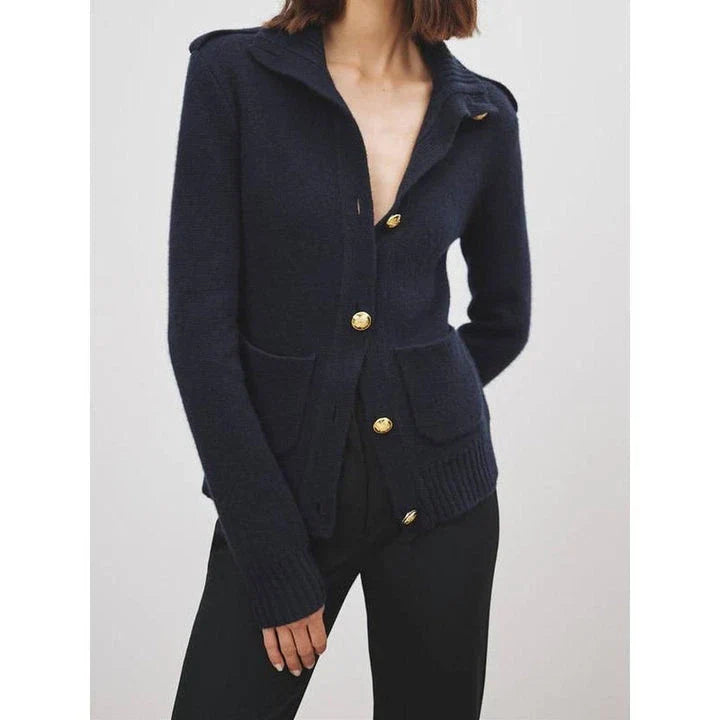 GiftHome UK Premium Wool and Cashmere Cardigan for Stylish UK Women