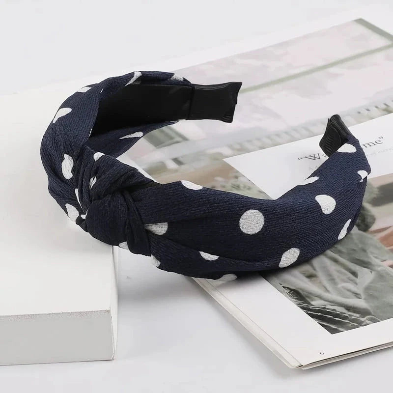 Elegant Wide-Side Fabric Hair Hoop Headband - Premium Quality Hair Accessory