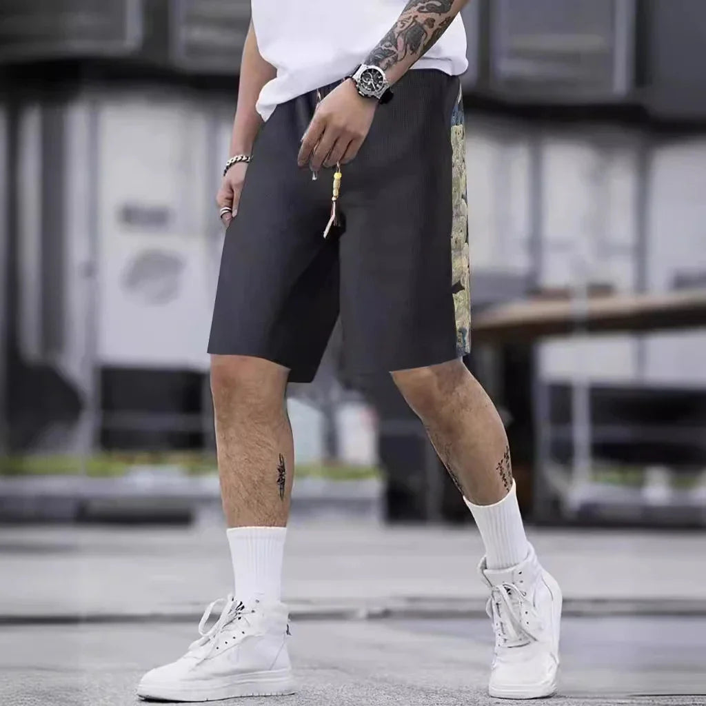 Men's casual breathable shorts in various colours and sizes, featuring a relaxed, comfortable fit and premium cotton-blend fabric.