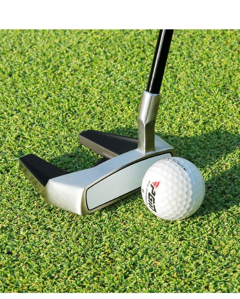 Premium golf putter with low centre of gravity for stable, consistent putting on the green