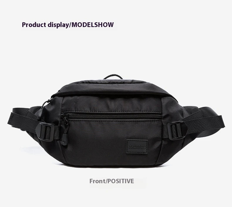 Versatile gents' casual shoulder bag made of premium Oxford cloth with multiple pockets and adjustable strap for organisation and comfort
