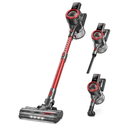 BUTURE 38KPa Cordless Handheld Vacuum Cleaner with powerful suction, touch screen control, and long battery life
