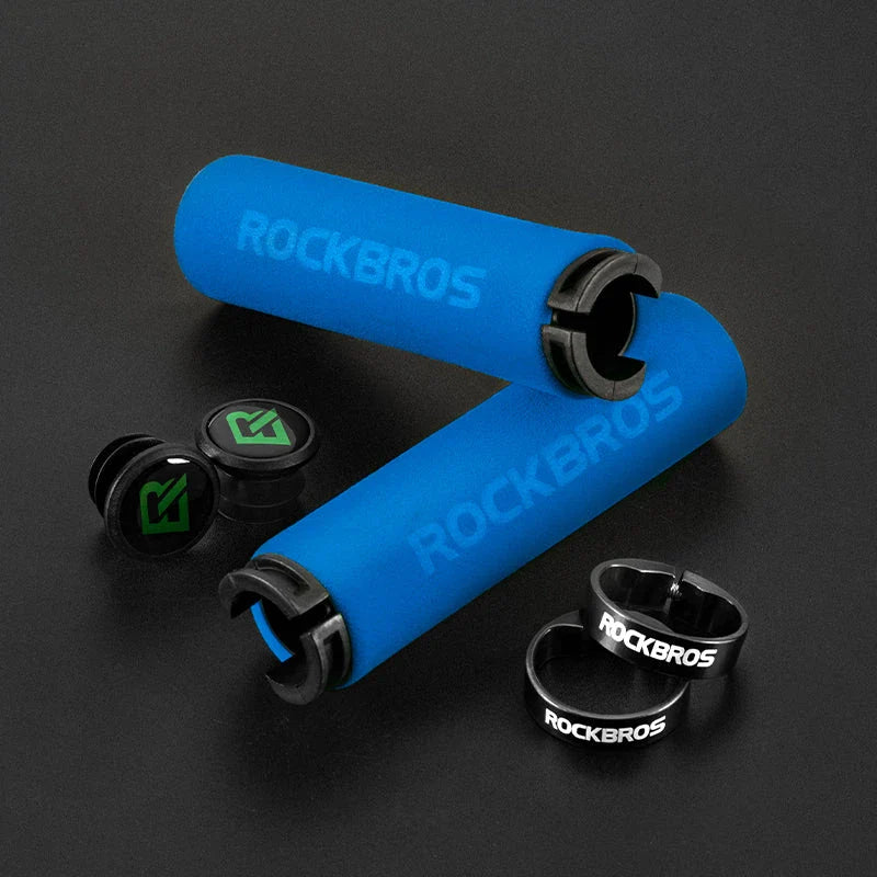 Lightweight bicycle grips with premium materials and anti-skid design for comfortable, controlled rides