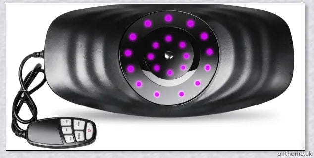 Premium electric back massager with intelligent vibration, dynamic traction, and infrared heating for soothing back pain relief
