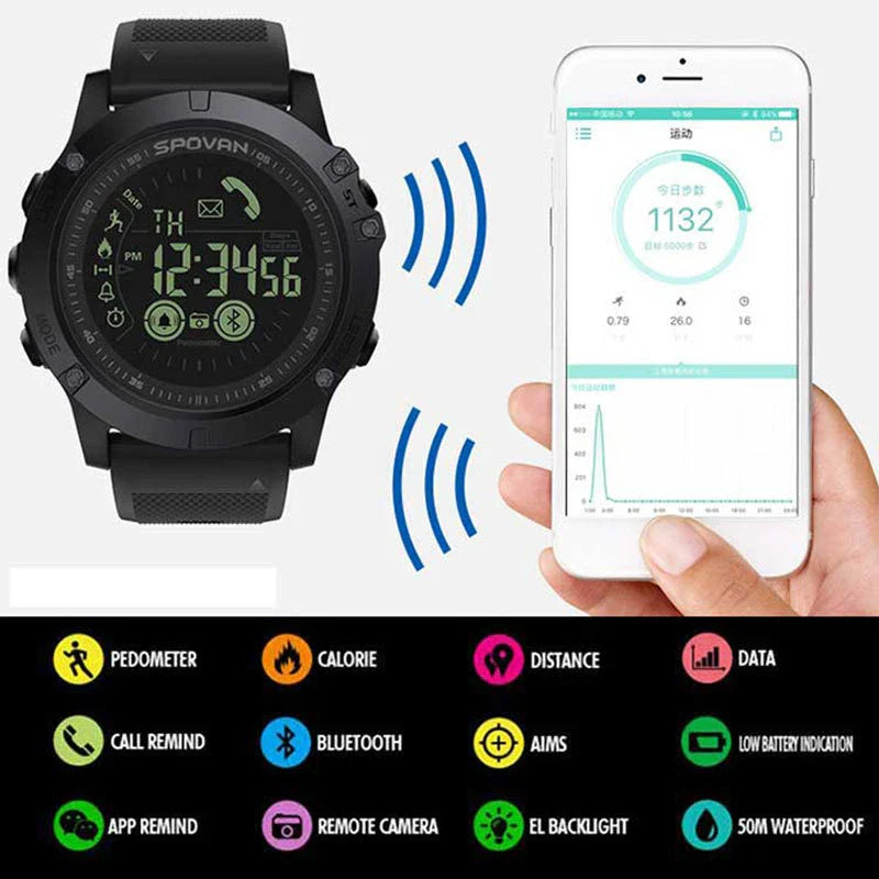 Bluetooth smartwatch with stylish design, fitness tracking, and water-resistant construction for active lifestyles in the UK