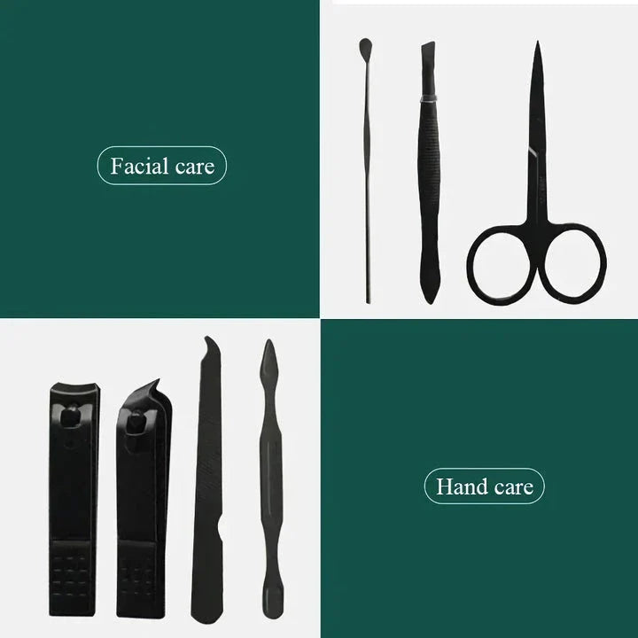 Premium 7-Piece Nail Clippers Kit for Manicure and Pedicure - Durable Stainless Steel Tools for Salon-Quality Grooming