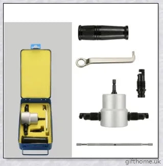 Double-Headed Metal Nibbler - a versatile tool that turns your drill into a powerful cutting machine for effortless metal, plastic, and soft material cutting