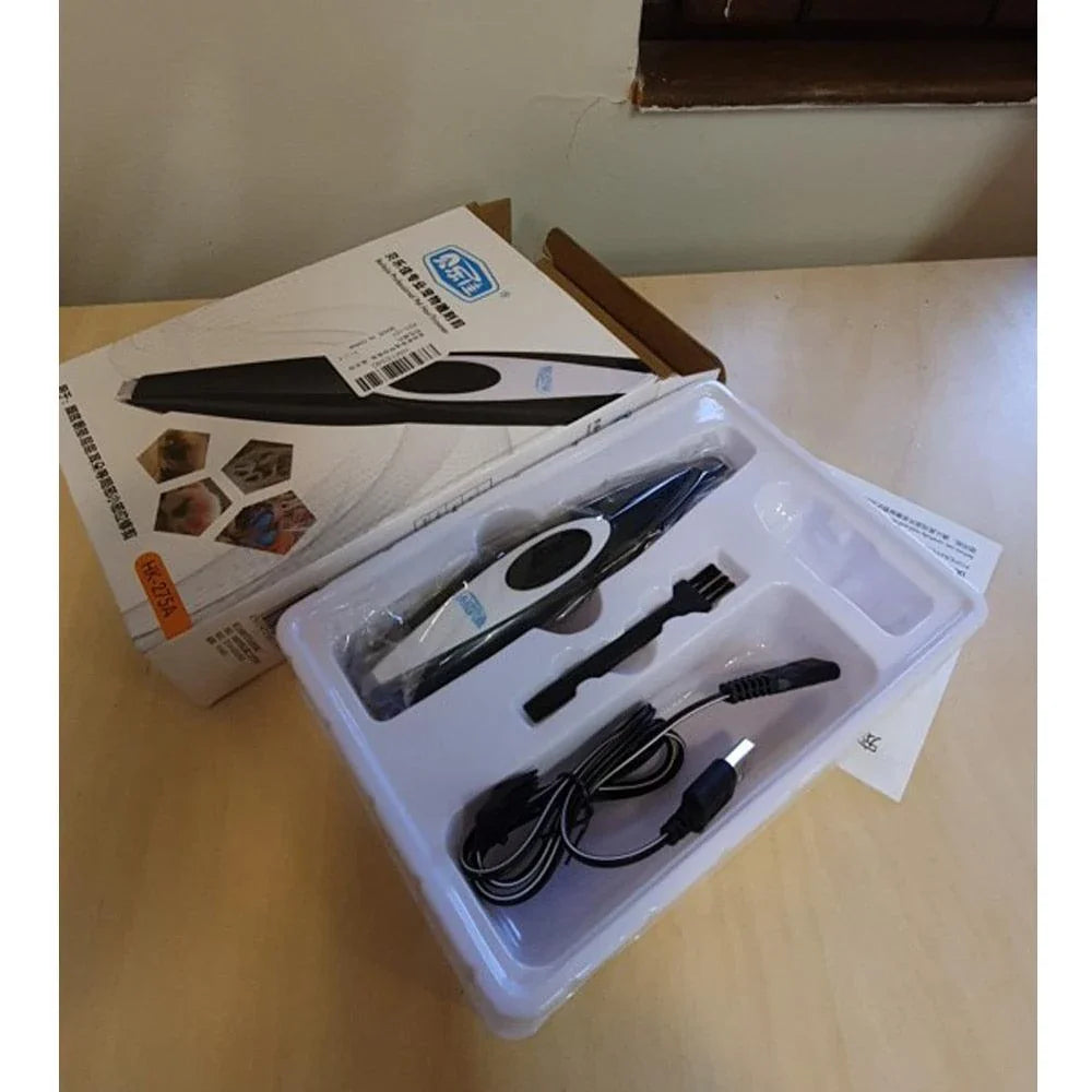 Premium Rechargeable Dog Paw Grooming Trimmer with Stainless Steel Blades and Ergonomic Design