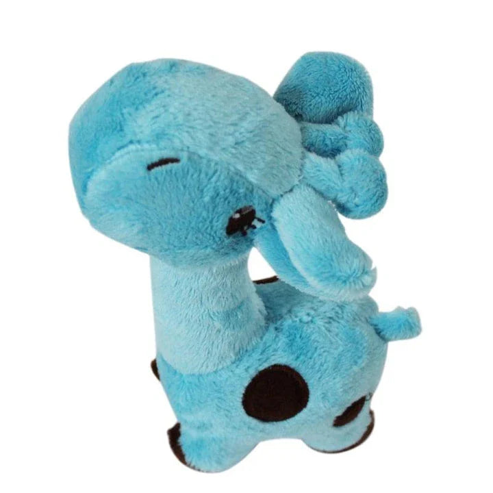 Chewing Deer Shape Plush Toys for Dogs in Blue, Green, Pink, and Yellow Colours