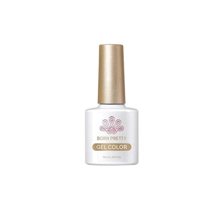 Radiant white light magnetic gel nail polish with sparkling glitter for enchanting, shimmering nail art designs