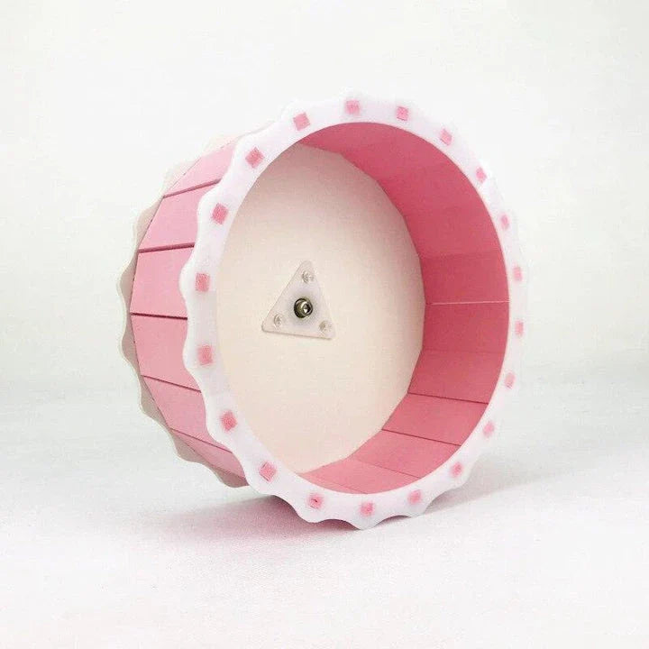 Premium PVC Hamster Wheel with 14.5 cm diameter for energetic exercise and activity