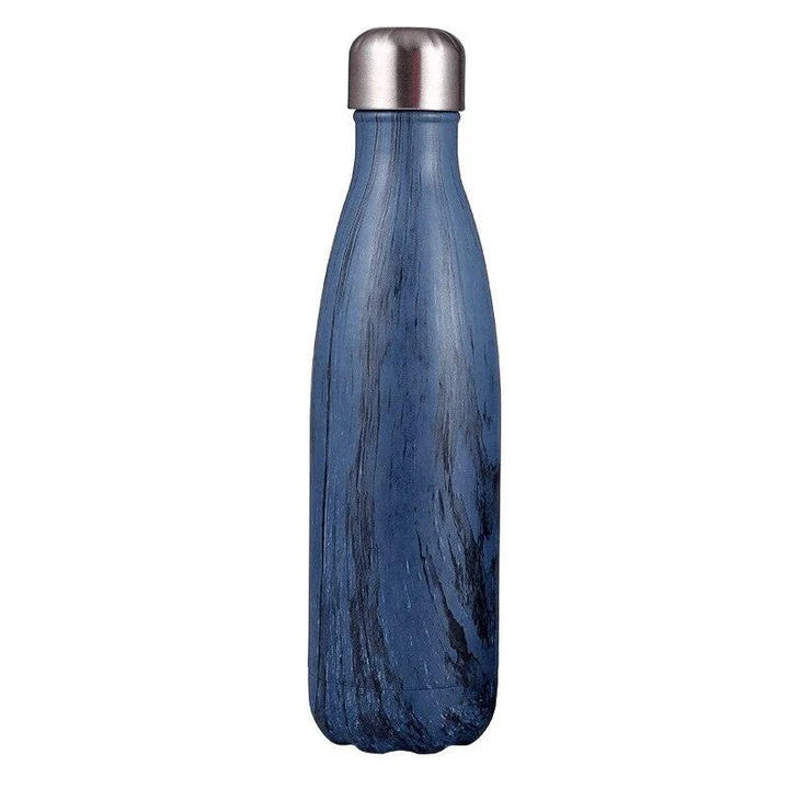 Premium stainless steel water bottle with double-walled vacuum insulation, available in pink colour and 500ml capacity