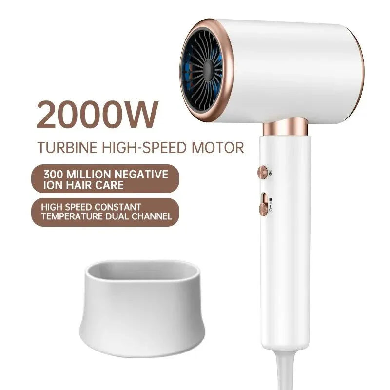 A professional-grade 2200W ionic hair dryer with multiple heat and speed settings for customised salon-quality styling at home