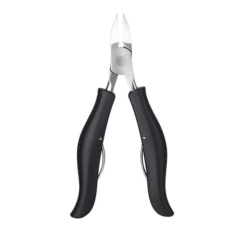 Premium Stainless Steel Toenail Trimmer with Angled Head, Ergonomic Grip, and Protective Storage Tin