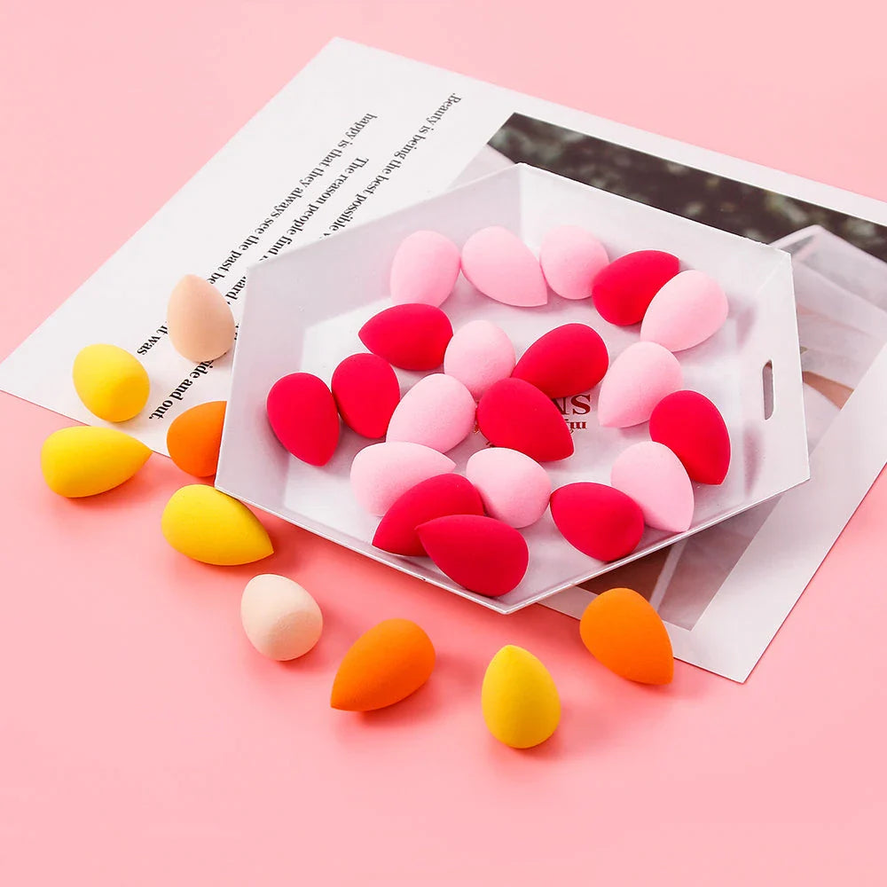 Premium 10-Piece Mini Makeup Sponge Set for Flawless Makeup Application