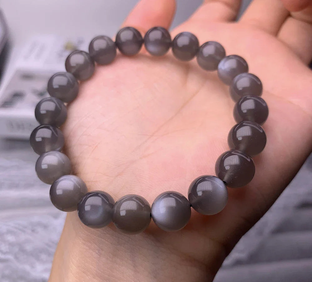 Black Moonlight Crystal Bracelet - A stylish and elegant accessory with a sleek, minimalist design