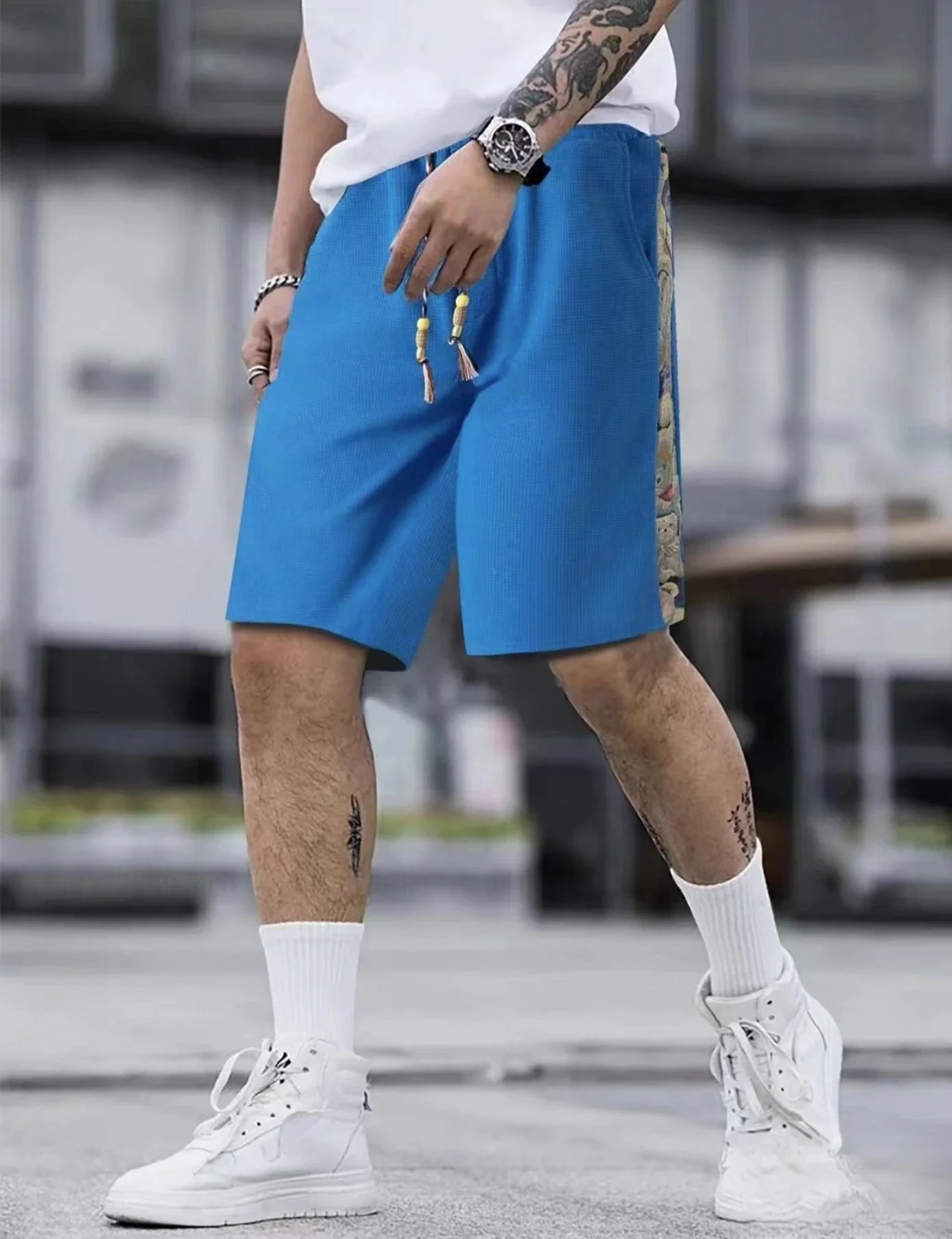 Men's casual breathable shorts in various colours and sizes, featuring a relaxed, comfortable fit and premium cotton-blend fabric.