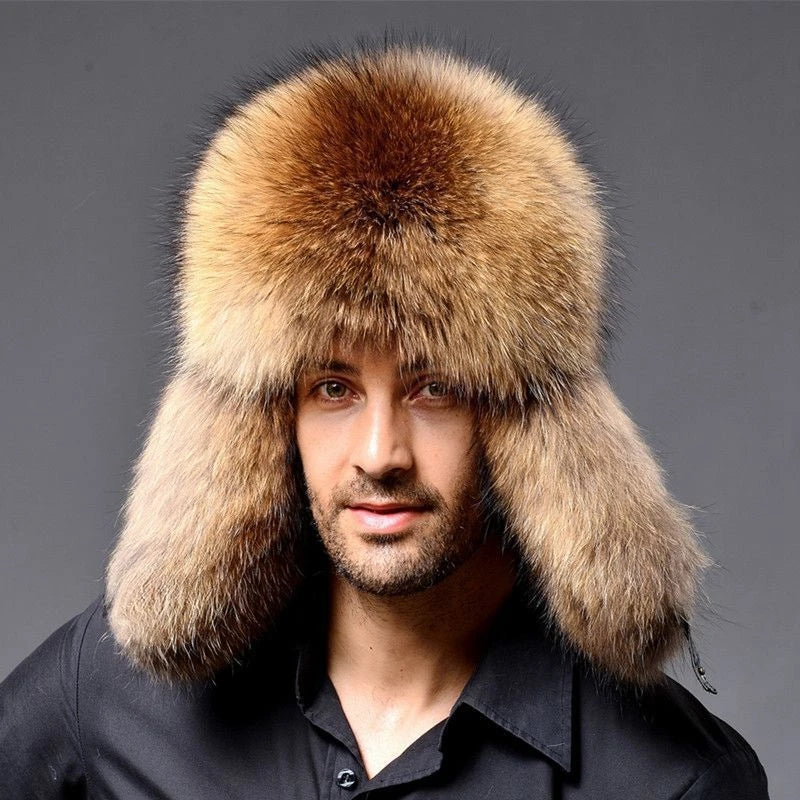 Premium insulated Ushanka hat made of durable artificial leather for optimal warmth and comfort in cold British weather