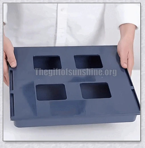 Discreet hidden under-desk storage drawer for pens, pencils, and other office supplies