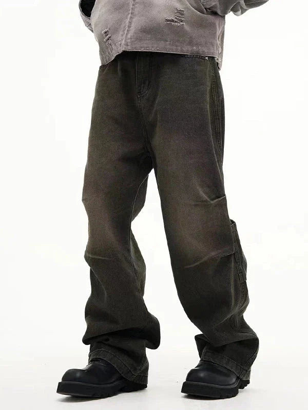 Stylish retro-inspired casual trousers with a distressed finish, available in a range of classic colours and sizes to suit the modern British consumer.