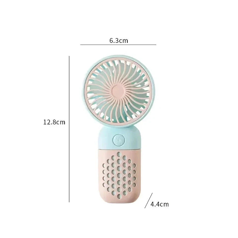 Compact USB Mini Handheld Fan - Sleek, Quiet, and Portable Design for Refreshing Cooling Anywhere