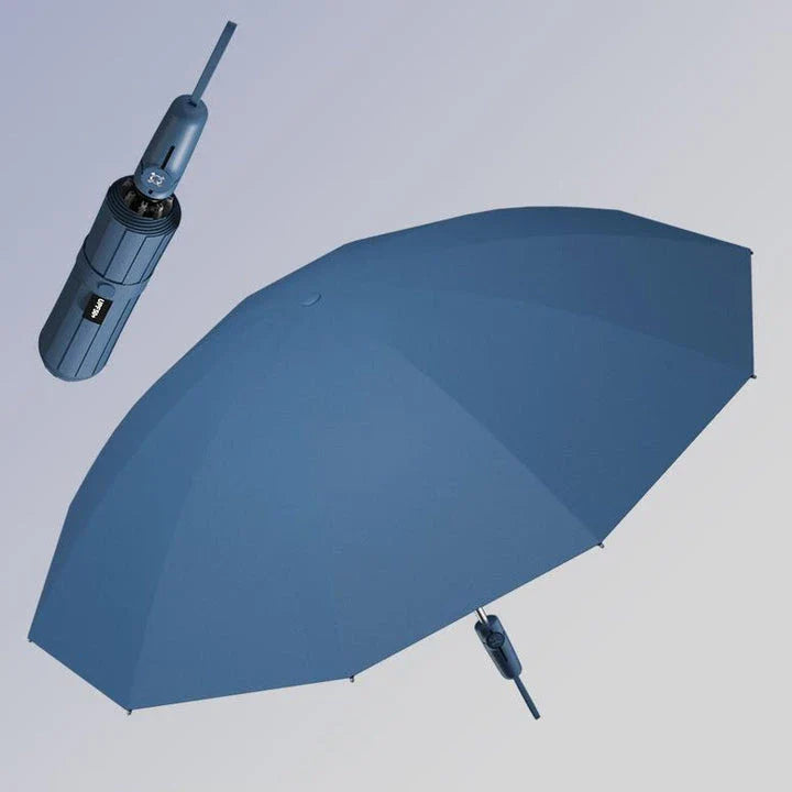 Premium automatic UV-blocking windproof umbrella in various colours, offering protection and convenience for British weather