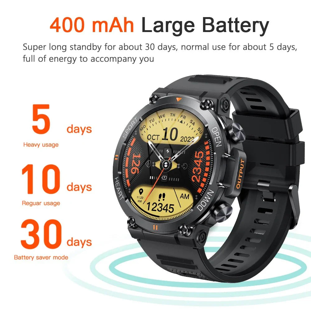 Premium 1.39" HD Smart Watch with Bluetooth Calling, Health Monitoring, and Customisable Faces