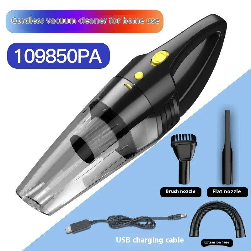 Premium cordless car vacuum cleaner with powerful suction and rechargeable battery for effortless cleaning of vehicle interiors