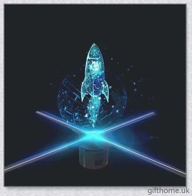 3D Holographic Projector with Wireless Connectivity, Displaying Captivating 640P Visuals