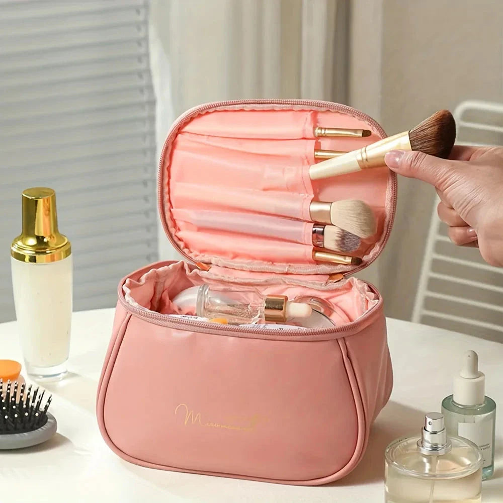 Premium Waterproof Cosmetic Organiser - Large Capacity Travel Makeup Case with Carry Handle