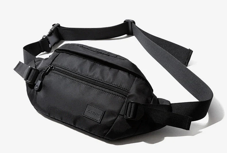 Versatile gents' casual shoulder bag made of premium Oxford cloth with multiple pockets and adjustable strap for organisation and comfort