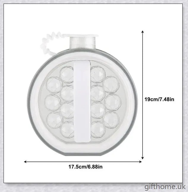 Premium 2-in-1 Ice Ball Maker with durable, leak-proof design for effortless cocktail chilling