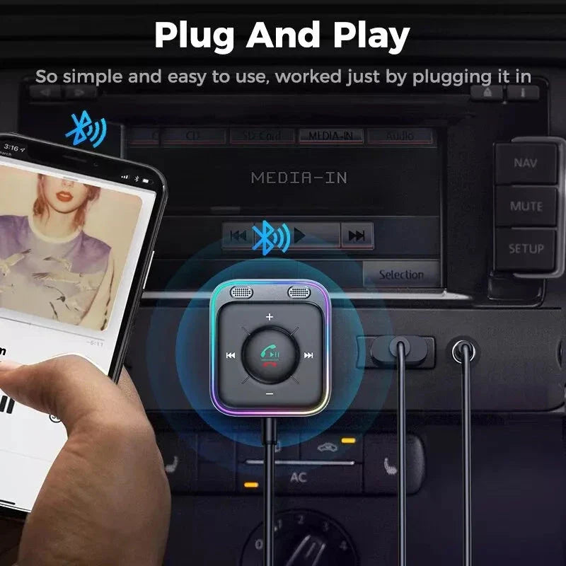 Joyroom Premium Bluetooth 5.3 Car Adapter for seamless connectivity and superior audio quality