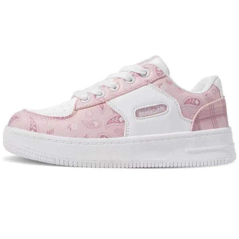 Women's All-match Casual Sports Shoes in stylish pink and beige blue colours