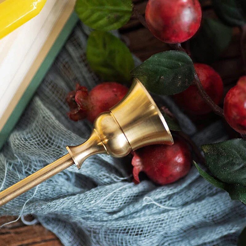 Elegant brass gold candlestick holder set with varying heights, perfect for enhancing the ambiance of any room in the home.