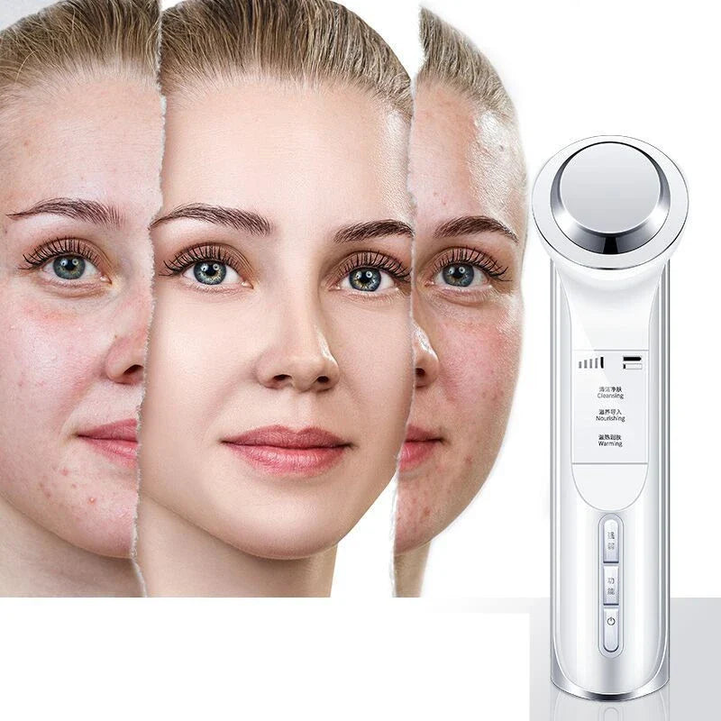 Sleek and modern facial cleansing instrument with powerful blackhead removal and rejuvenating massage capabilities