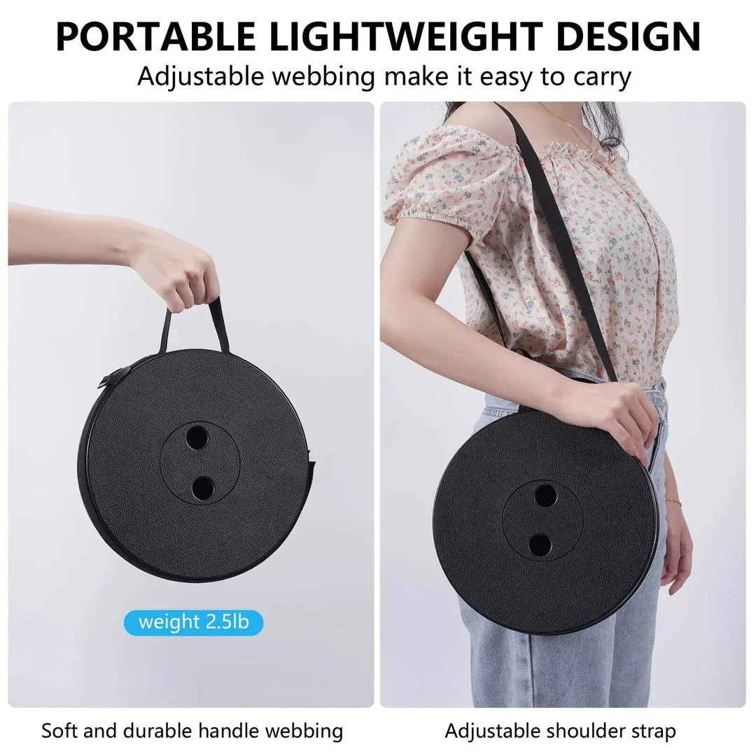 Adjustable Height Portable Telescopic Stool - Sturdy, Lightweight, and Perfect for Outdoor Activities